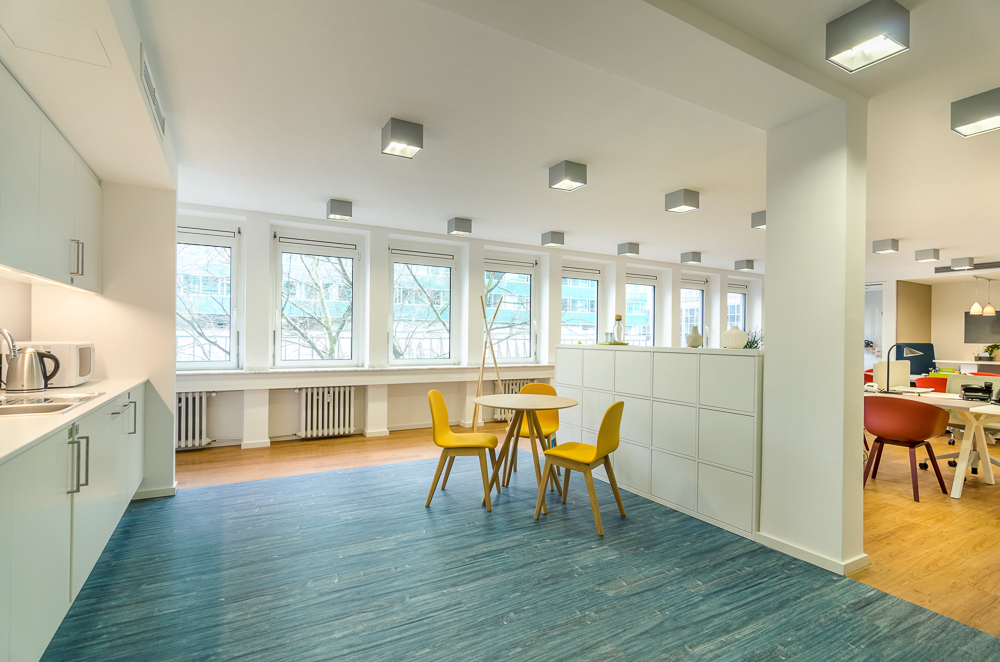 Coworking-Bereich in Regus Berliner newest Allee