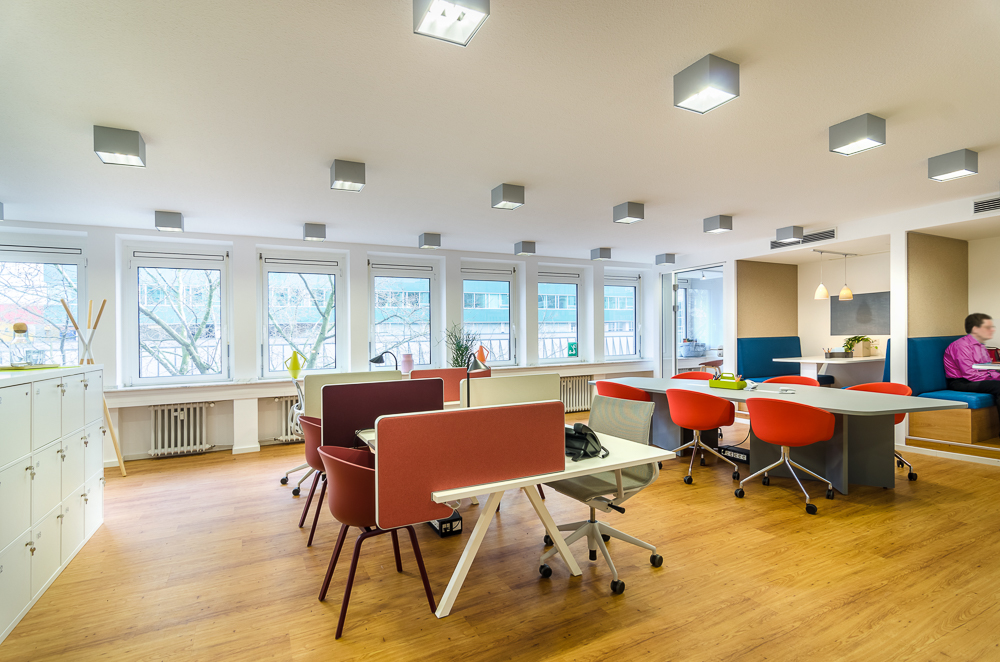 Coworking-Bereich in Regus Berliner newest Allee