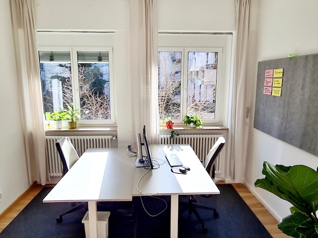 Flexible work-desks in an inspiring social impact team image 2