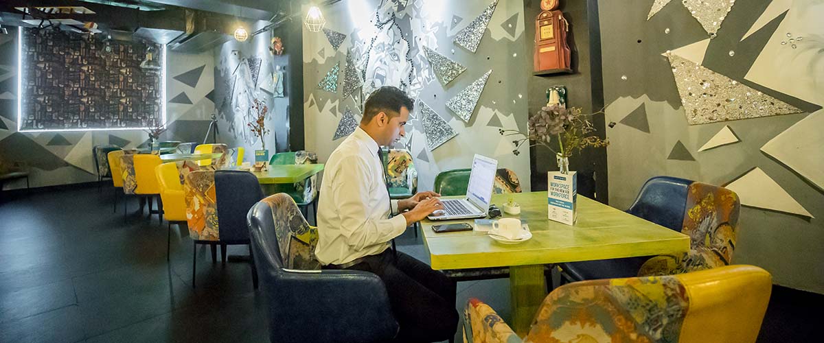 myHQ Coworking Cafe - World Art Dining Punjabi Bagh image 3