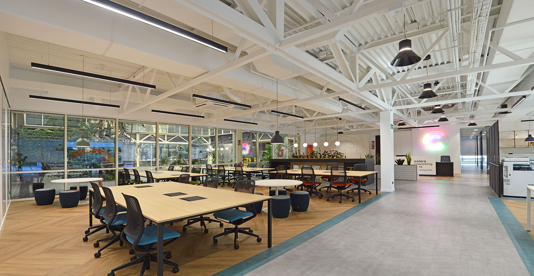 Color coworking area image 2
